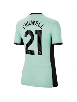 Billige Chelsea Ben Chilwell #21 Tredjedrakt Dame 2023-24 Kortermet